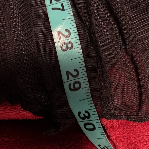 Vintage style Semi sheer Mesh embroidered crotchet flowy Top Sz L - Picture 11 of 16